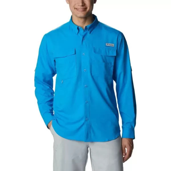 imageColumbia Mens Blood and Guts Iv Woven Long SleeveCompass Blue