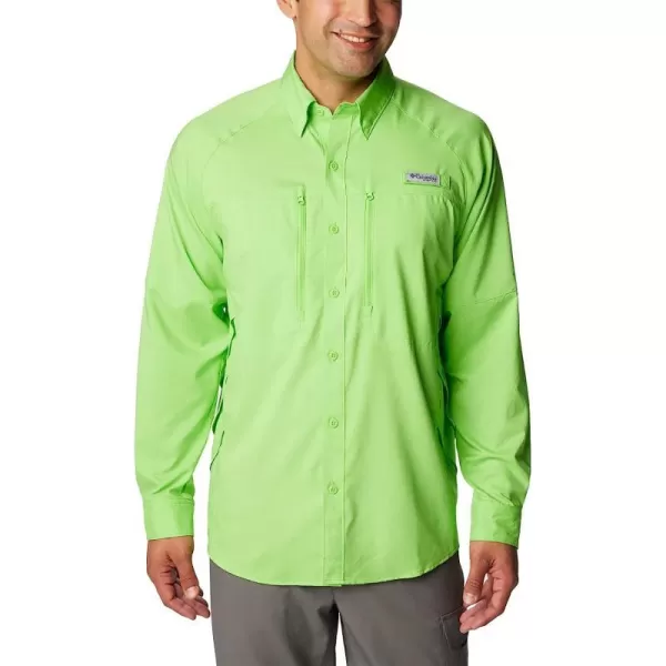 imageColumbia Mens Blood and Guts Zero Airgill Long SleeveGreen Mamba