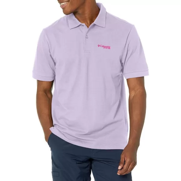 imageColumbia Mens Bonefish Pique PoloSoft Violet