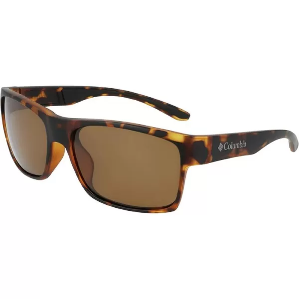 imageColumbia Mens Brisk Trail Rectangular SunglassesMatte Dark Tortoise
