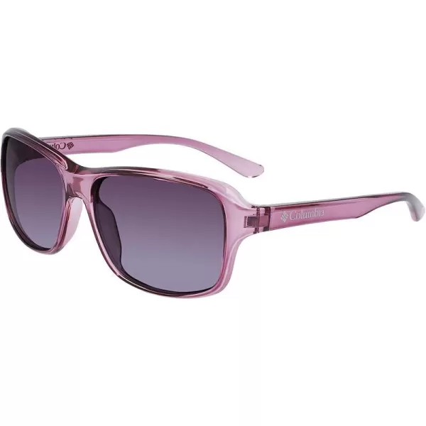 imageColumbia Mens Bristol Mills Rectangular SunglassesCrystal PlumPurple Gradient