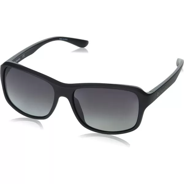 imageColumbia Mens Bristol Mills Rectangular SunglassesMatte Black