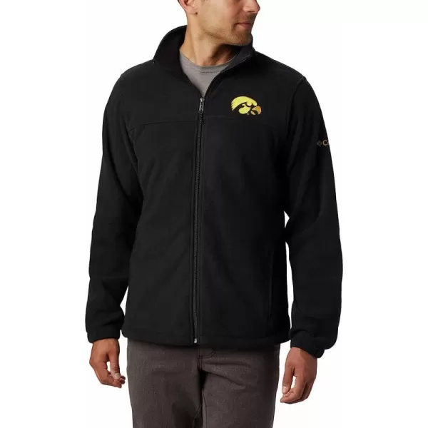 imageColumbia Mens CLG Flanker Iii Fleece JacketIowa Hawkeyes Iw  Black