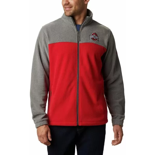 Ohio State Buckeyes Os - Charcoal, Intense Red