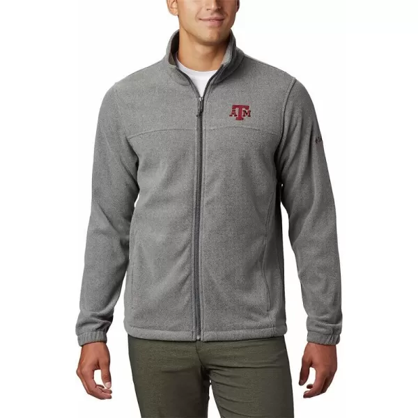 imageColumbia Mens CLG Flanker Iii Fleece JacketTexas AampM Aggies Tam  Charcoal