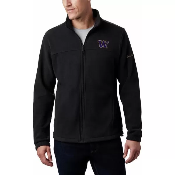 imageColumbia Mens CLG Flanker Iii Fleece JacketWashington Huskies Uw  Black