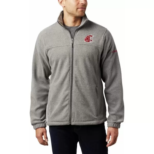 imageColumbia Mens CLG Flanker Iii Fleece JacketWashington State Cougars Waz  Charcoal