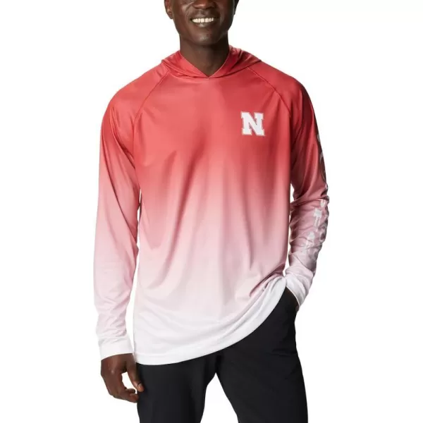 imageColumbia Mens CLG Super Terminal Tackle HoodieNebraska Cornhuskers Team Color