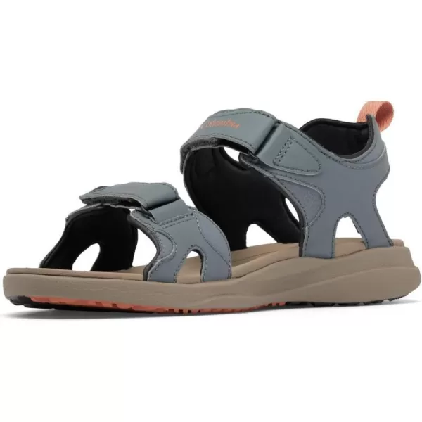 imageColumbia Mens COLUMBIA 2 STRAP Sandal BlackTi Grey Steel 15 Regular USGraphiteOwl
