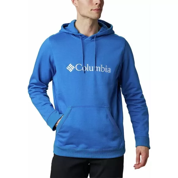 imageColumbia Mens CSC Basic Logo II Classic Hoodie Cotton BlendBright IndigoWhite