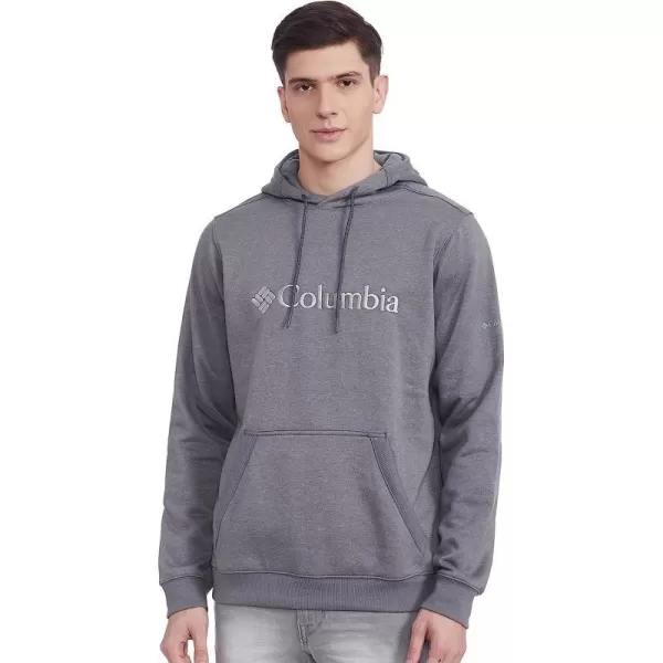 imageColumbia Mens CSC Basic Logo II Classic Hoodie Cotton BlendCity Grey HeatherColumbia Grey