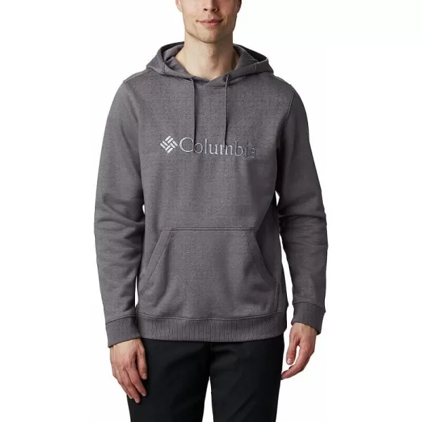 imageColumbia Mens CSC Basic Logo II Classic Hoodie Cotton BlendCity Grey HeatherCsc Branded Logo