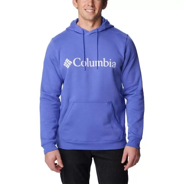 imageColumbia Mens CSC Basic Logo II Classic Hoodie Cotton BlendPurple LotusCsc Branded Logo