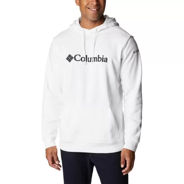 imageColumbia Mens CSC Basic Logo II Classic Hoodie Cotton BlendWhiteCsc Branded Logo