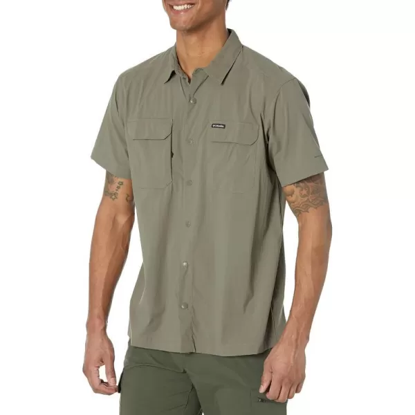 imageColumbia Mens Canyon Gate Utility Short SleeveStone Green