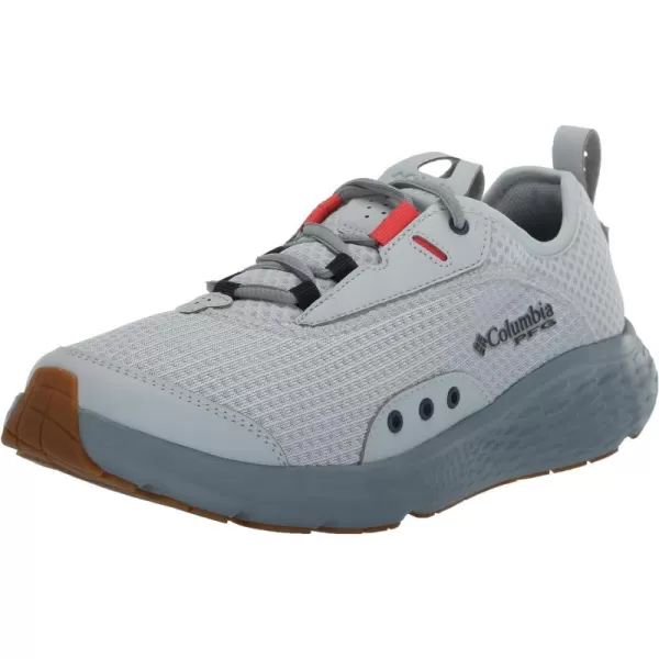 imageColumbia Mens Castback PFG Boat ShoeCirrus GreySunset Red