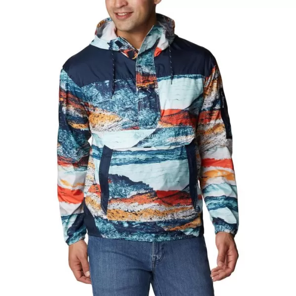 Icy Morn Hyper Nature Print/Coll Navy