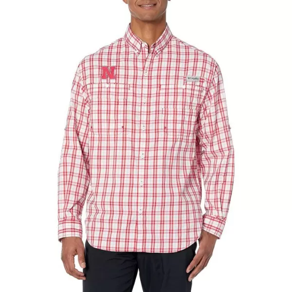 imageColumbia Mens Collegiate Super Tamiami Long Sleeve ShirtNebraska Cornhuskers Team Color