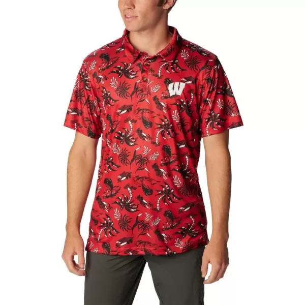 Wis - Intense Red Dorado Isle Print
