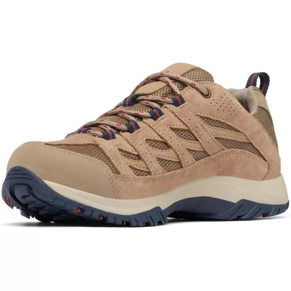 imageColumbia Mens Crestwood Waterproof Hiking ShoeAsh Brown Warp Red