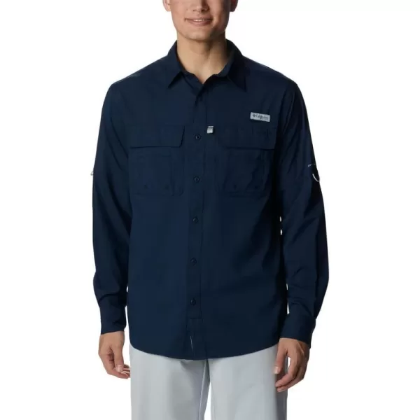 imageColumbia Mens Drift Guide Woven LsCollegiate Navy