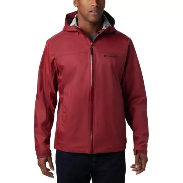 imageColumbia Mens EvaPOURation JacketRed Jasper