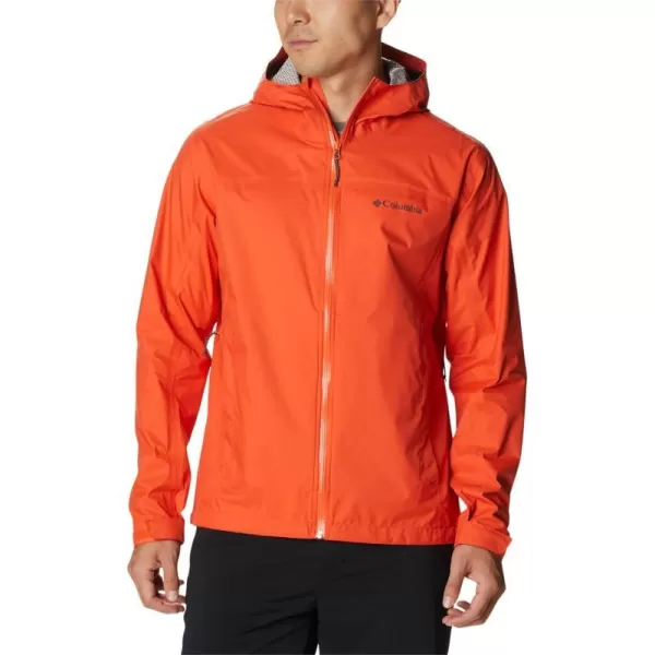 imageColumbia Mens EvaPOURation JacketRed Quartz