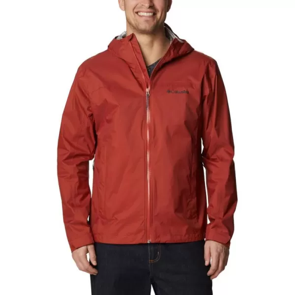 imageColumbia Mens EvaPOURation JacketWarp Red
