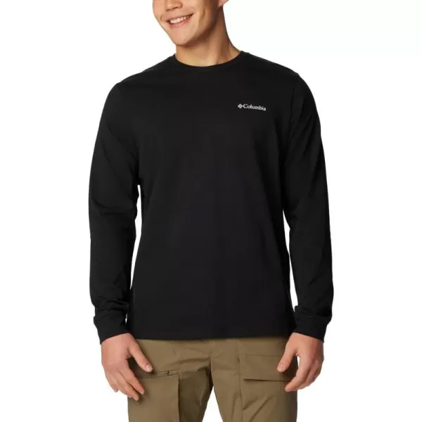 imageColumbia Mens Explorers Canyon Long Sleeve TShirtBlackRoad Trip Vibes