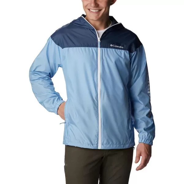 imageColumbia Mens Flash Challenger Novelty WindbreakerJet StreamDark Mountain