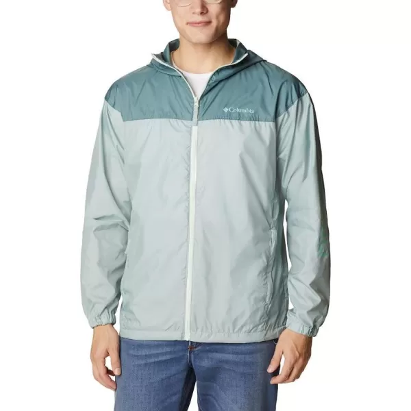 imageColumbia Mens Flash Challenger Novelty WindbreakerNiagaraMetal