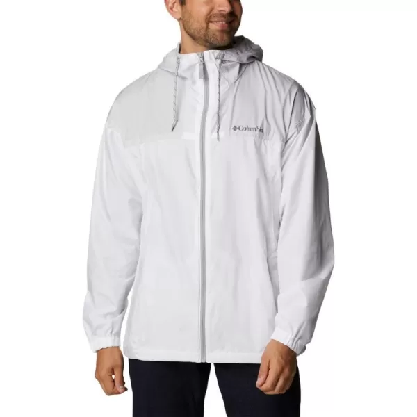 imageColumbia Mens Flash Challenger WindbreakerWhiteNimbus Grey