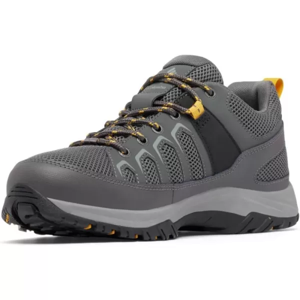 imageColumbia Mens Granite Trail Hiking ShoeDark GreyGolden Yellow