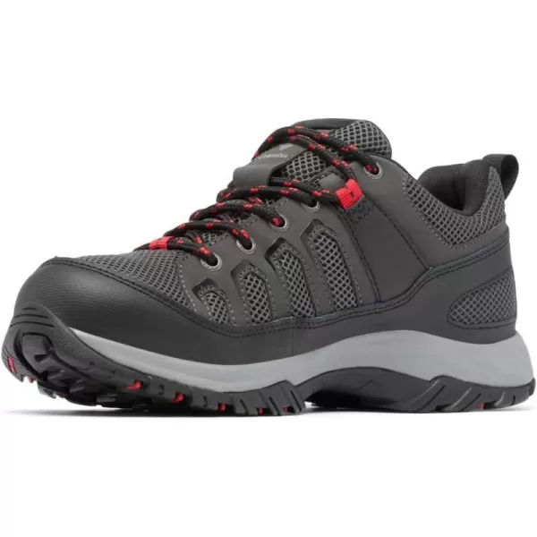 imageColumbia Mens Granite Trail Waterproof Hiking ShoeSharkMountain Red