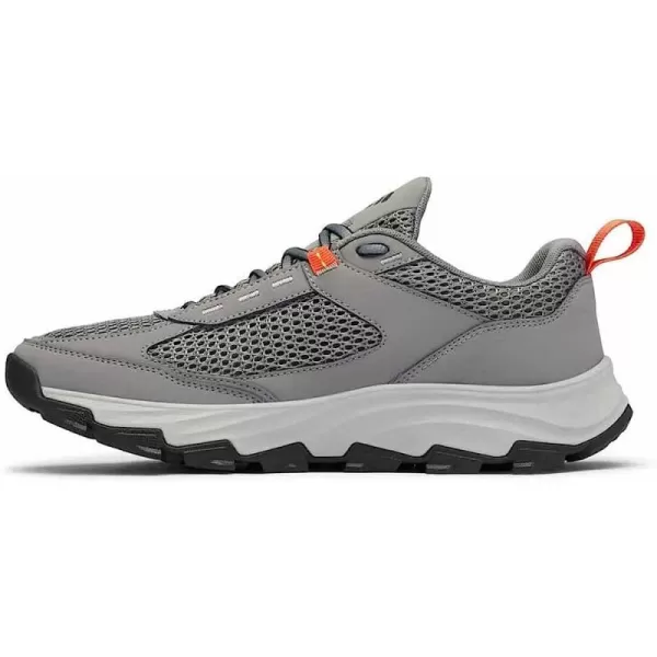 imageColumbia Mens Hatana Breathe Hiking ShoeTi Grey Steel Red Quartz