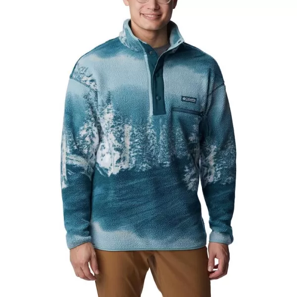 Night Wave Solar Ski Print