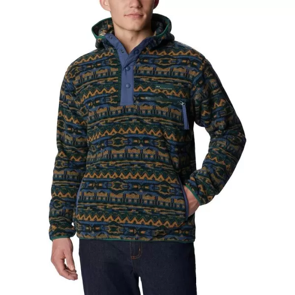 imageColumbia Mens Helvetia HoodieSpruce 80s Stripe Print