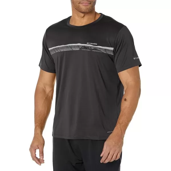 imageColumbia Mens Hike Graphic Short Sleeve TeeBlackStreamlined Graphic