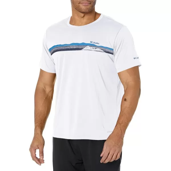 imageColumbia Mens Hike Graphic Short Sleeve TeeWhiteStreamlined Graphic