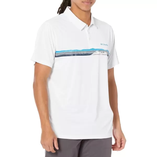 imageColumbia Mens Hike Novelty PoloWhite