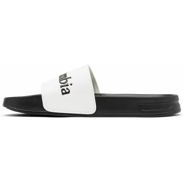 imageColumbia Mens Hood River Slide Sport SandalWhiteBlack