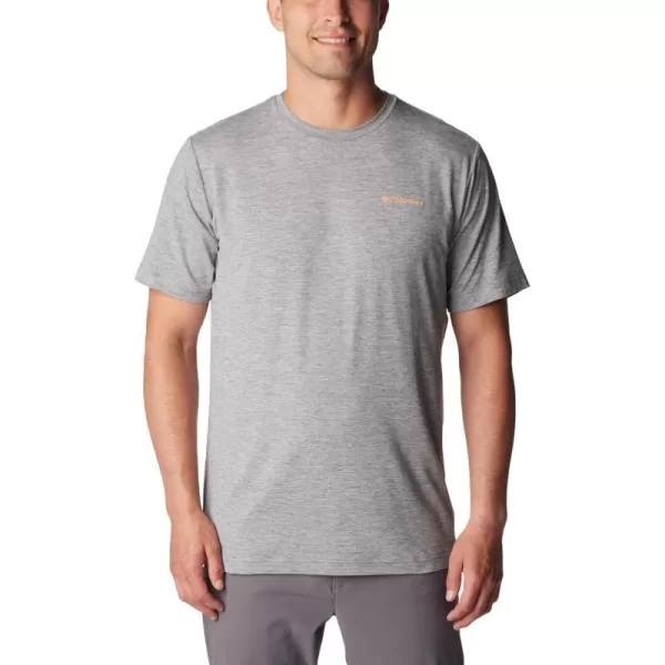 imageColumbia Mens Kwick Hike Back Graphic Short Sleeve TeeBoulder HeatherMoonscape