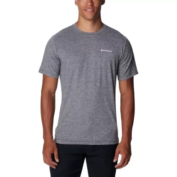 imageColumbia Mens Kwick Hike Back Graphic Short Sleeve TeeShark HeatherMountainair