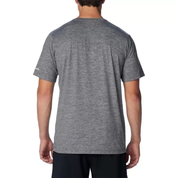 imageColumbia Mens Kwick Hike Graphic Short Sleeve TeeBlack HeatherElevated High