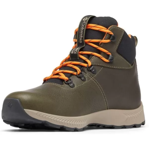 imageColumbia Mens Landroamer Explorer Waterproof SneakerPeatmossBright Orange