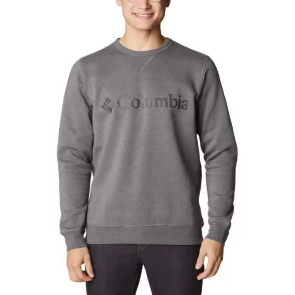 imageColumbia Mens Logo Fleece CrewCity Grey HeatherCsc Branded Logo