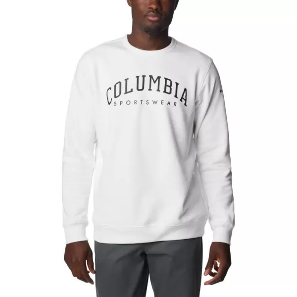 imageColumbia Mens Logo Fleece CrewWhite
