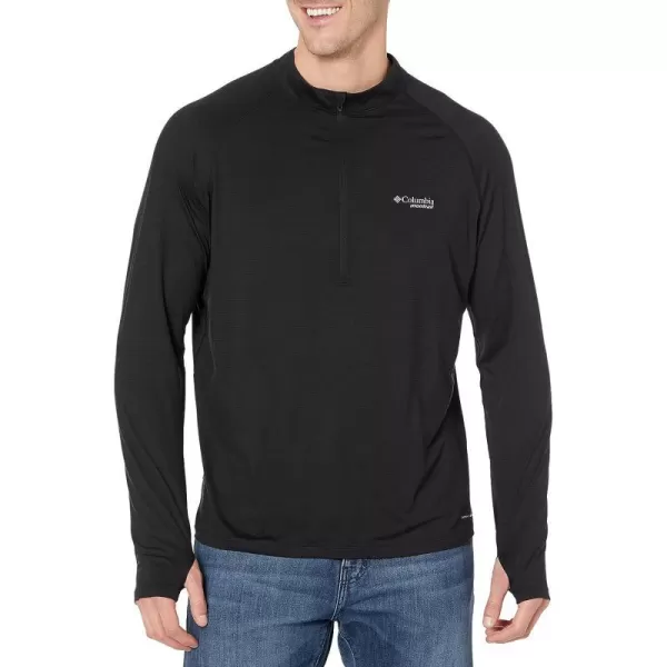 imageColumbia Mens M Endless Trail 12 Zip Mesh Long SleeveBlack