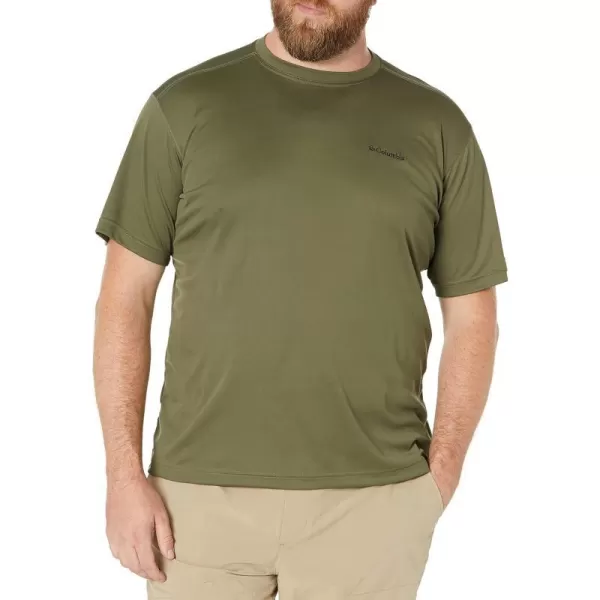 imageColumbia Mens Meeker Peak Short Sleeve CrewStone Green