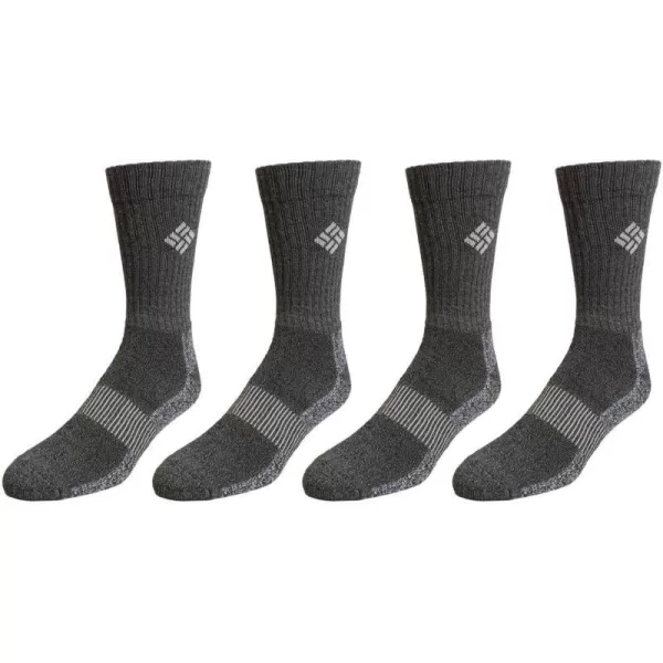 imageColumbia Mens Midcalf Moisture Control Ribbed CrewStandard Black